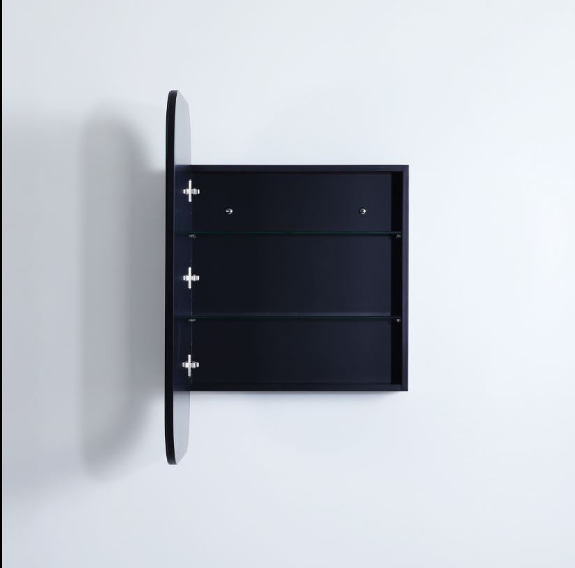 Soft Rectangle Mirror Cabinet