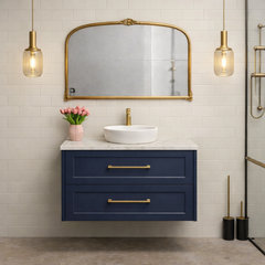 Lily Wall Hung Bathroom Vanity in ANY COLOUR - ALL SIZES