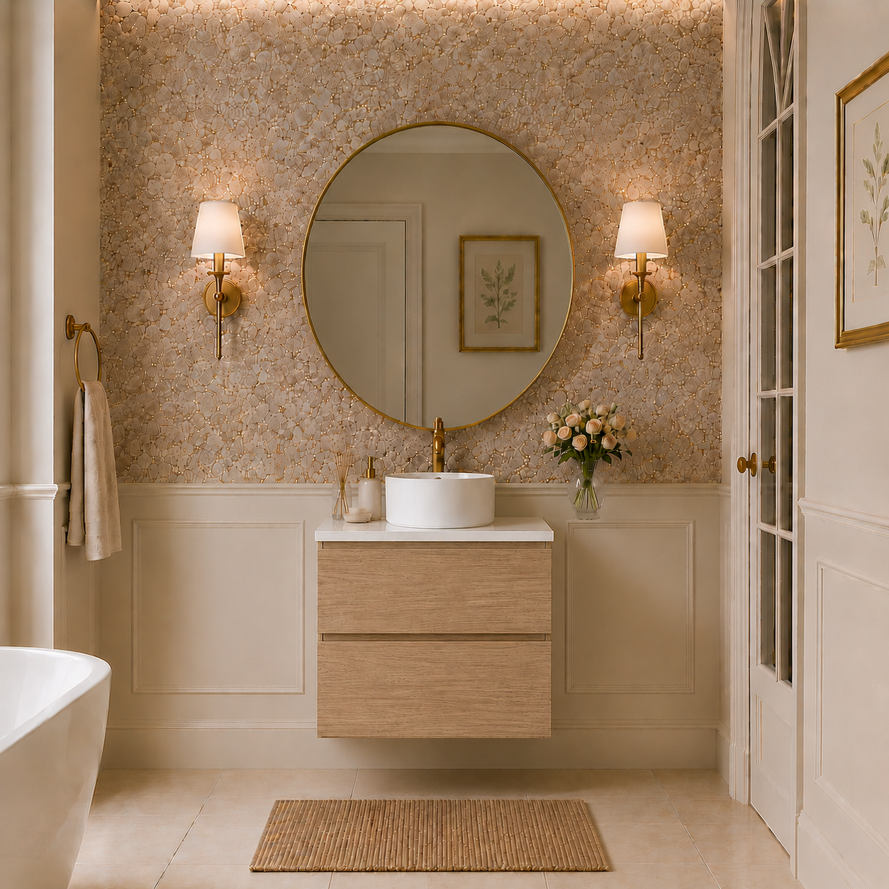 600mm wall hung vanity 