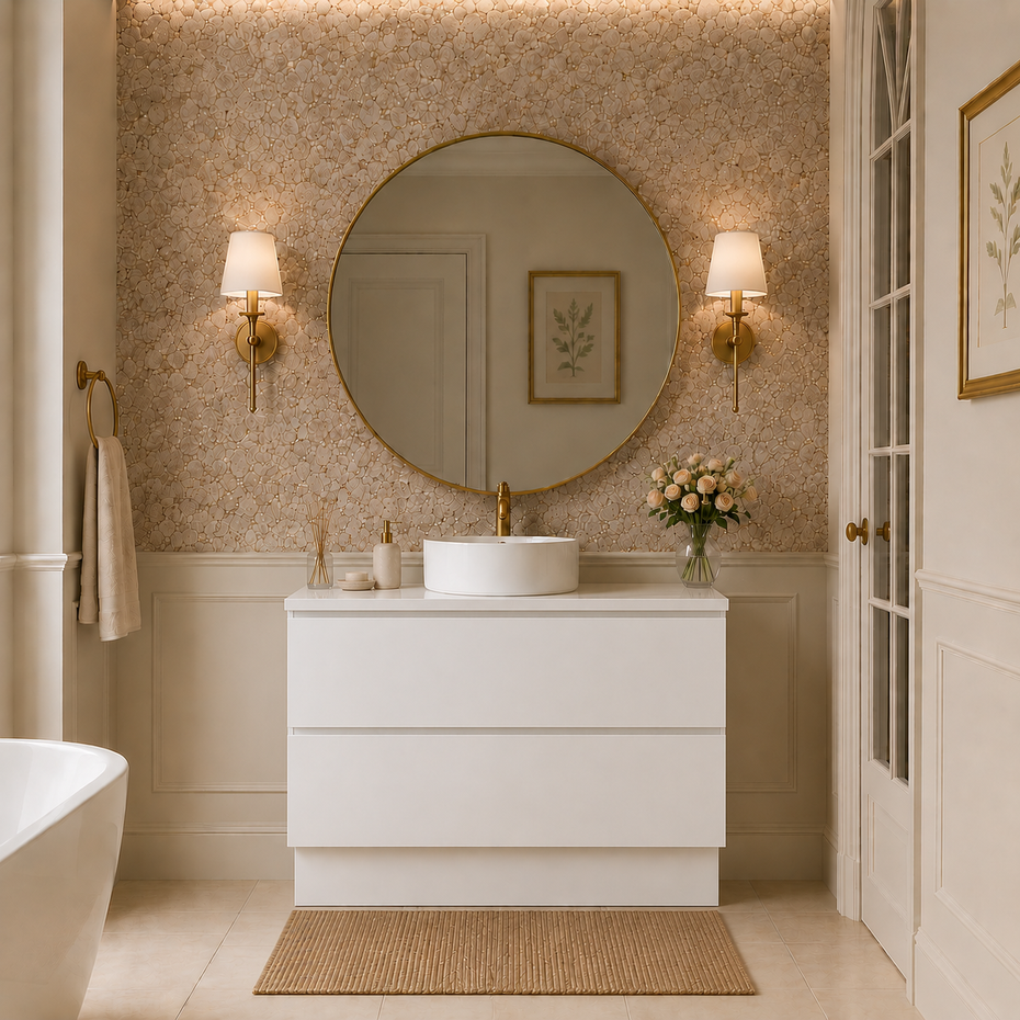London Slimline Freestanding White 900mm Vanity - PRE ORDER ETA LATE JULY