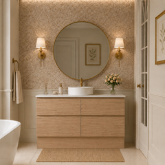 1200mm timber wall hung vanity 