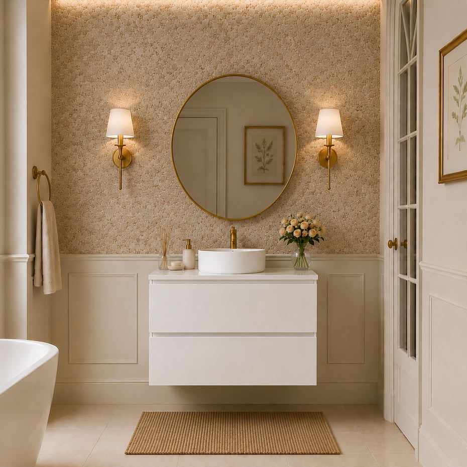 London Slimline Wall-Hung White 750mm Vanity - PRE ORDER ETA LATE JULY