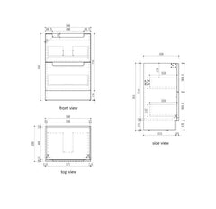 Lovina Floor Standing Vanity - 600mm