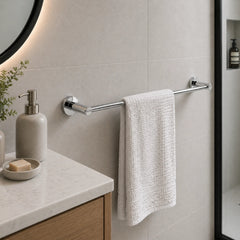 Luna 600/750mm Single Towel Rail