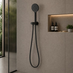 Luna Wide Hand Shower-Matte_Black