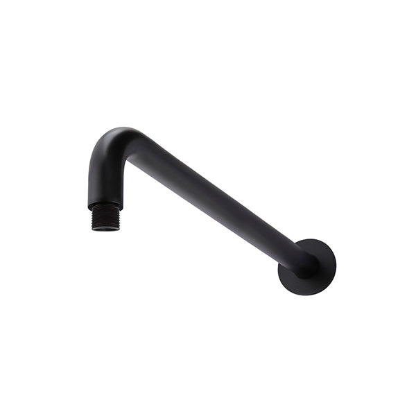 Round Wall Shower Curved Arm 400mm