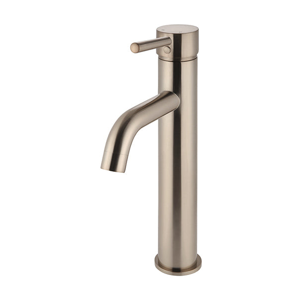 Round Tall Curved Basin Mixer