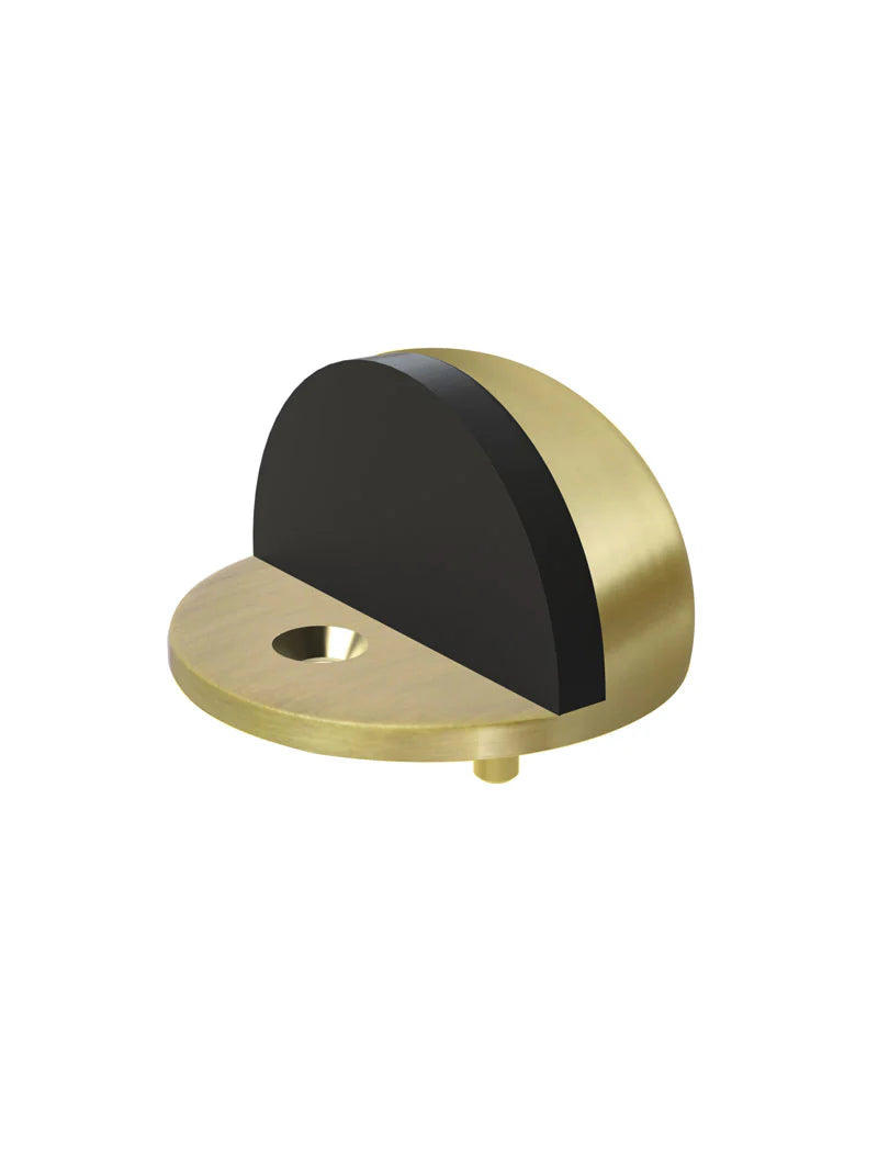 Round Half Moon Door Stop Gold