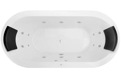MINTORI 1800 Freestanding Contour 14-Jet Spa Bath