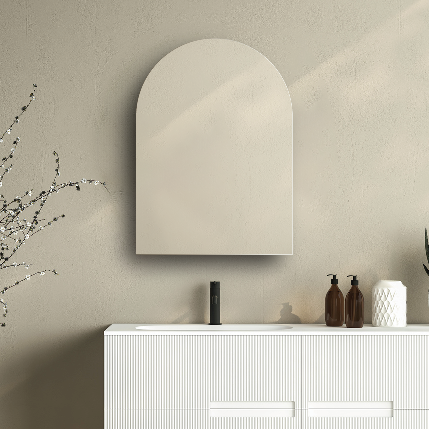 Arched Polished Edge Mirror
