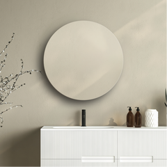 Round Pencil Edge Mirror