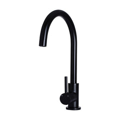 Round Gooseneck Kitchen Mixer Tap
