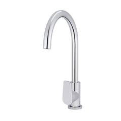 Round Paddle Gooseneck Kitchen Mixer Tap