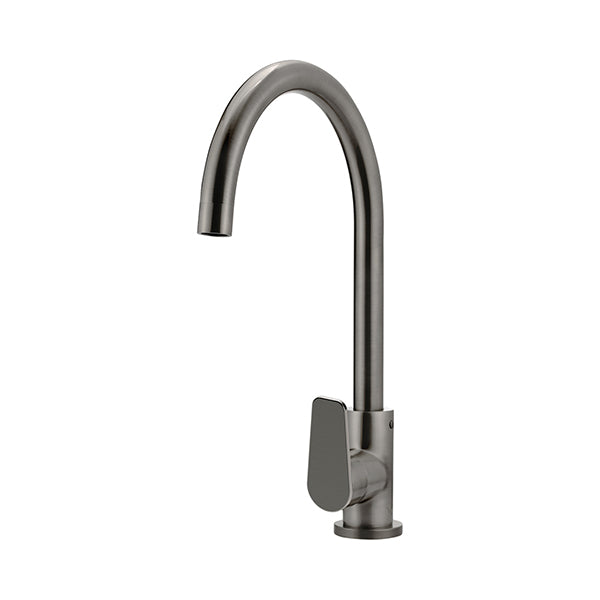 Round Paddle Gooseneck Kitchen Mixer Tap