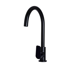 Round Paddle Gooseneck Kitchen Mixer Tap