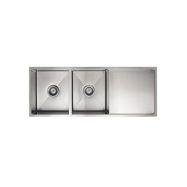 Kitchen Sink Double Bowl & Drainboard 1160 x 440
