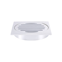 Square Floor Grate Shower Drain 100mm outlet
