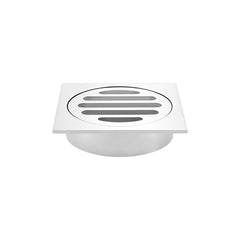 Square Floor Grate Shower Drain 80mm outlet