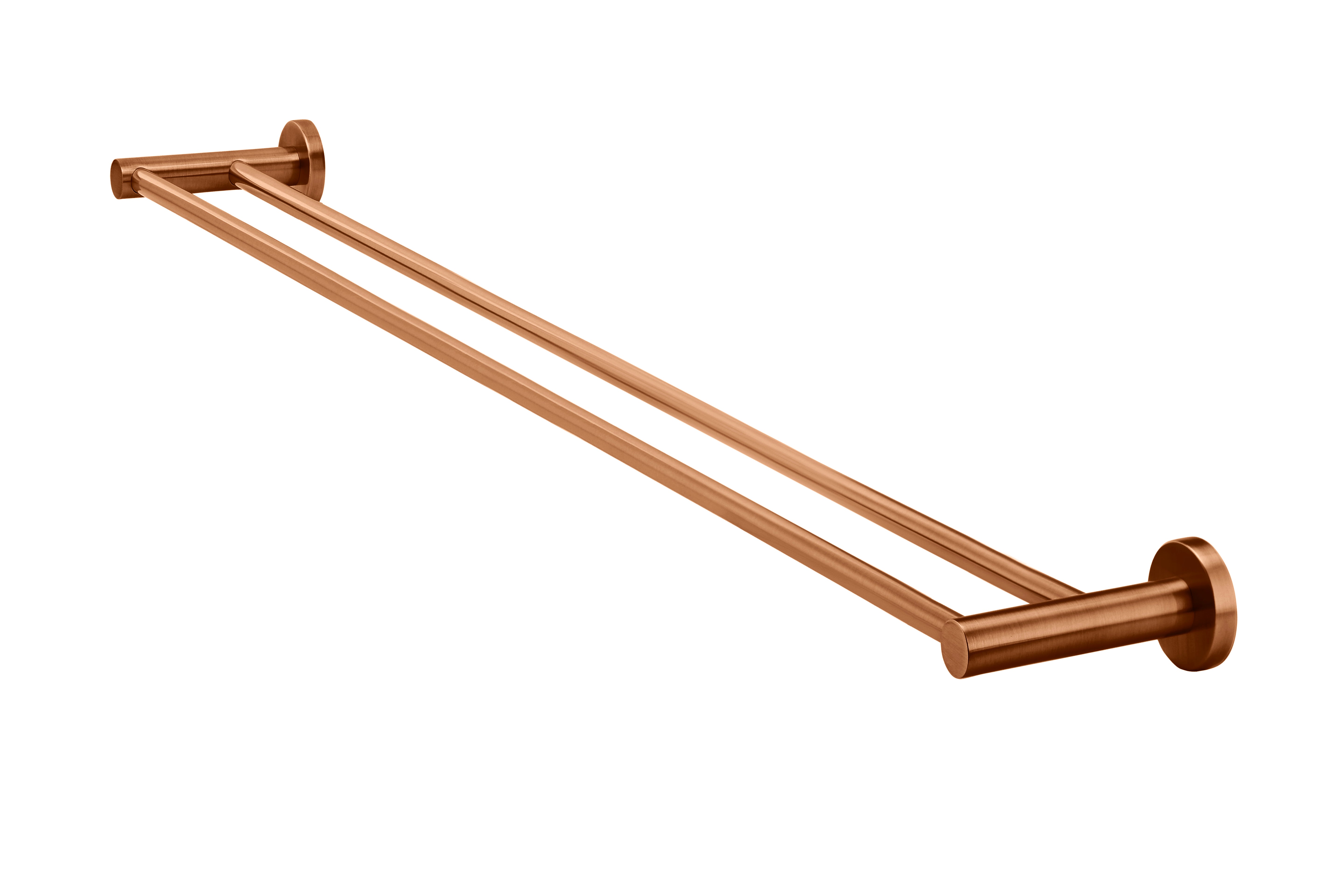 Round Double Towel Rail 900mm