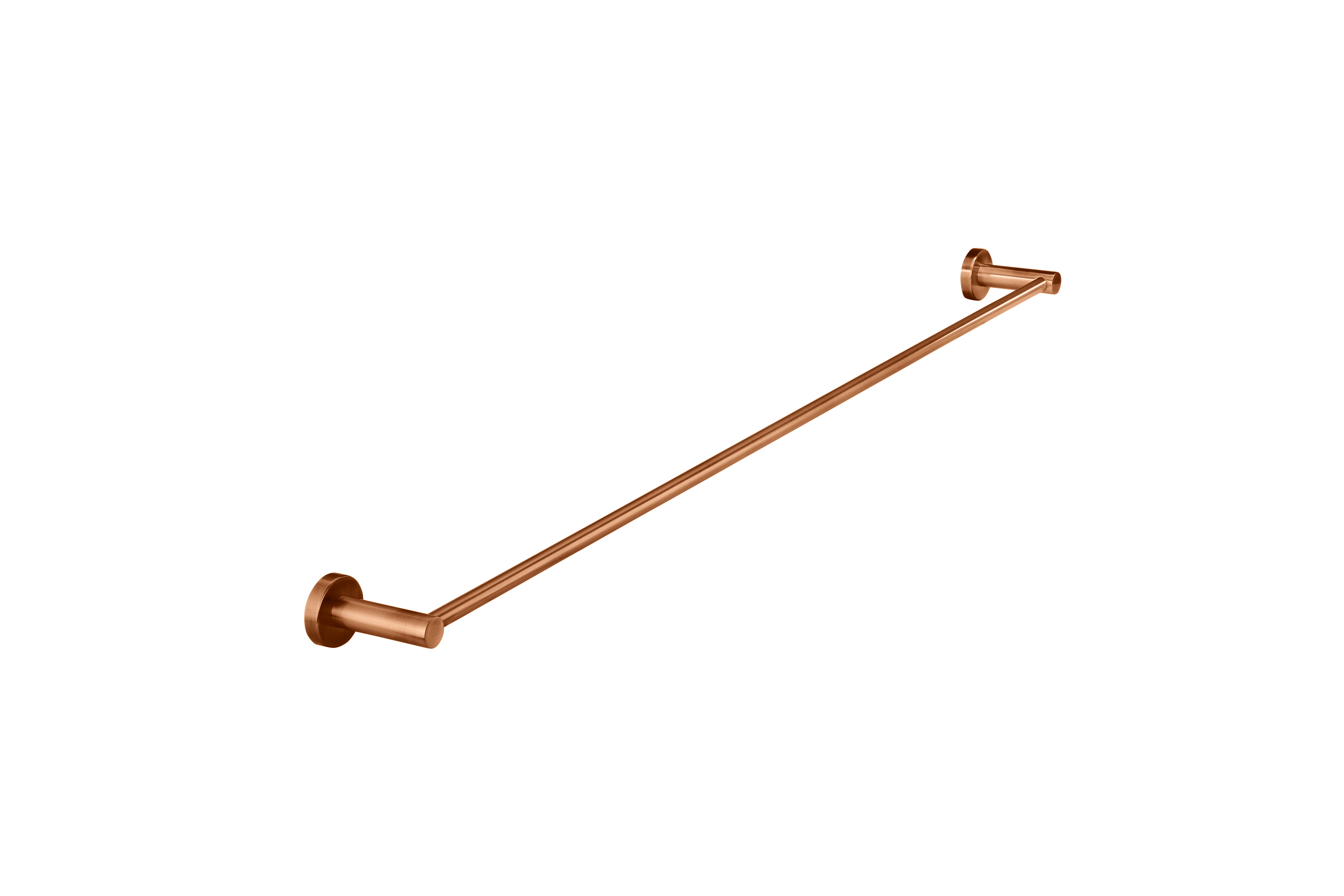 Round Single Towel Rail 600mm