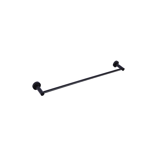 Round Single Towel Rail 600mm