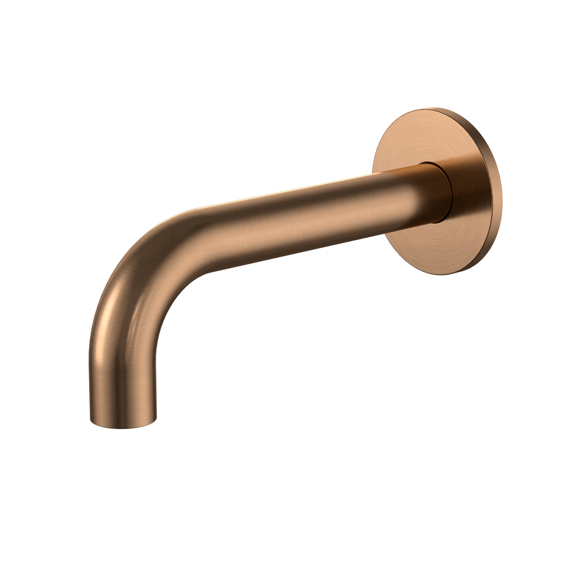 universal round curved spout 170mm
