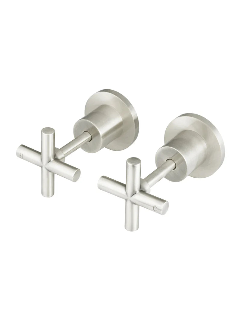Meir - Round Cross Handle Jumper Valve Wall Top Assemblies