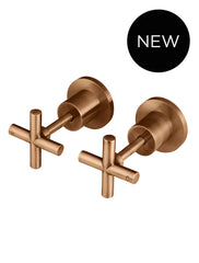 Meir - Round Cross Handle Jumper Valve Wall Top Assemblies