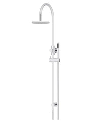 300mm Round Overhead Shower Rail, Three Function Hand Shower
