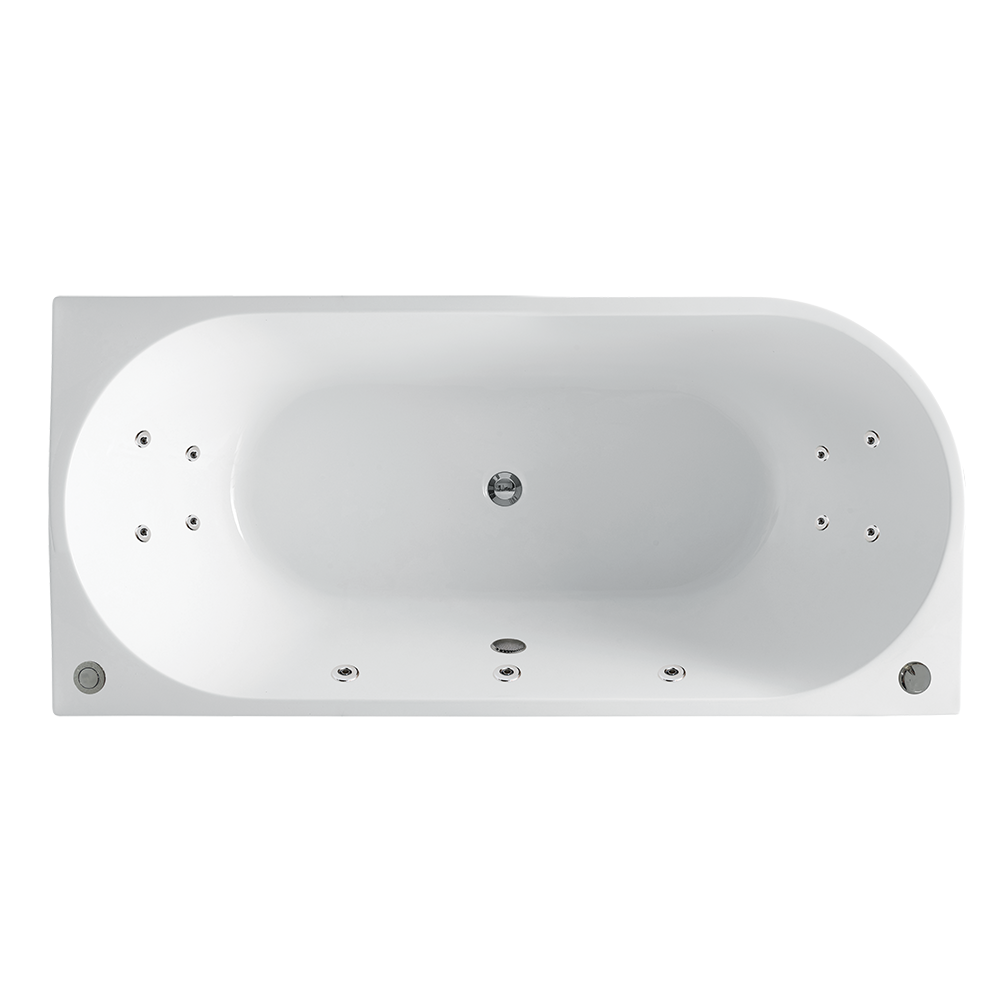 MILAN Spa Right Corner Bathtub