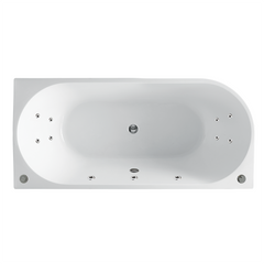 MILAN Spa Right Corner Bathtub