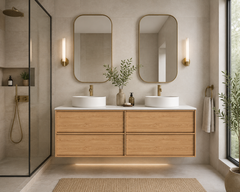 Mildura Wall Hung 1500mm Double Vanity