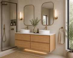 Mildura Wall Hung 1800mm Double Vanity