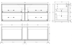 Mildura Wall Hung 1500mm Single Vanity