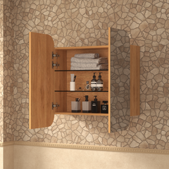 Modena Shaving Cabinet - Available in White or TImber