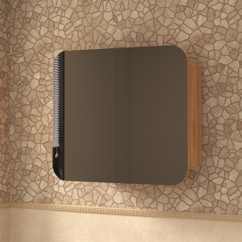 Modena Shaving Cabinet - Available in White or TImber