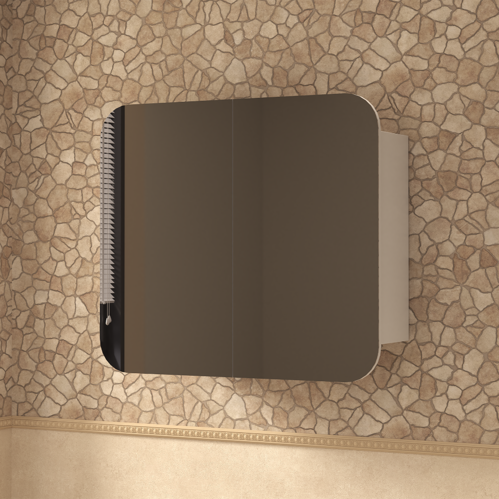 Modena Shaving Cabinet - Available in White or TImber