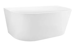 Jade Back to Wall Bath - Gloss/Matte White