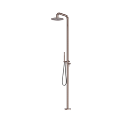 Zen SS316L Outdoor Freestanding Shower Column Brushed Bronze