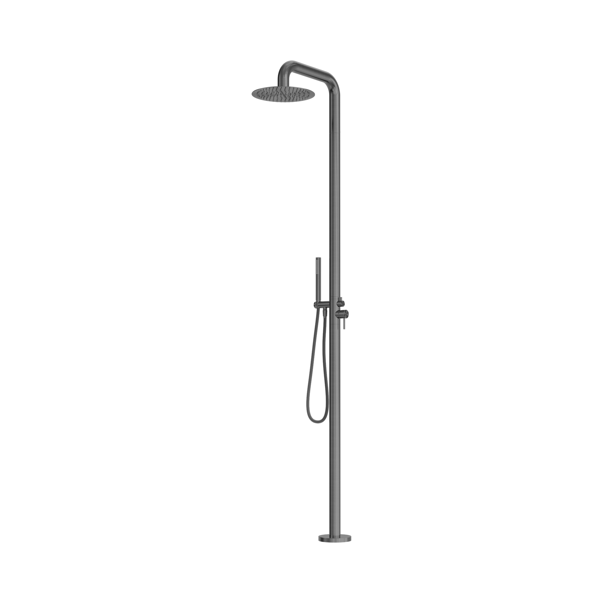 Zen SS316L Outdoor Freestanding Shower Column Graphite
