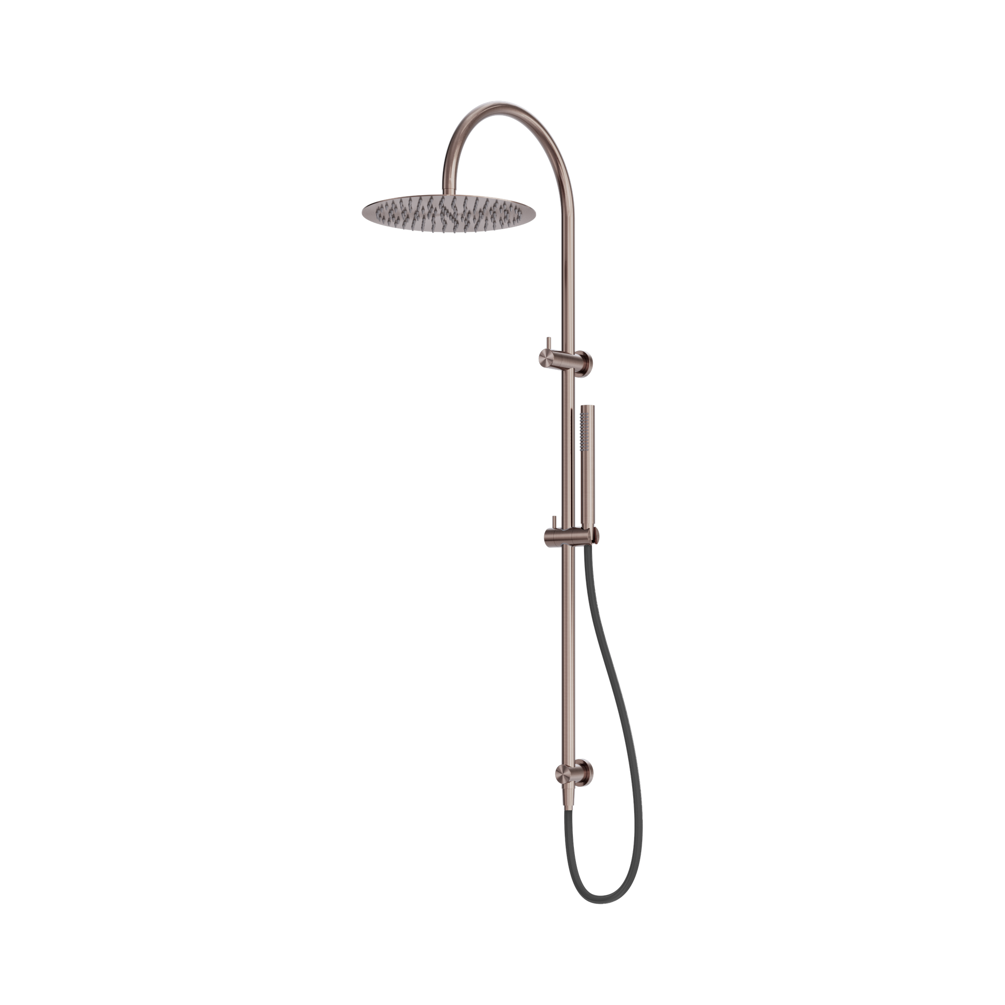 Zen SS316L Twin Shower With Outdoor Shower Hose