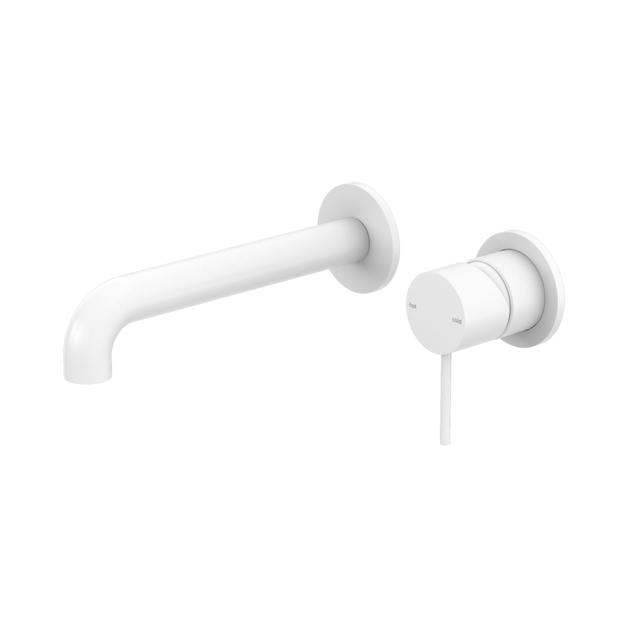 Mecca Wall Basin/Bath Mixer Separate Back Plate 185mm