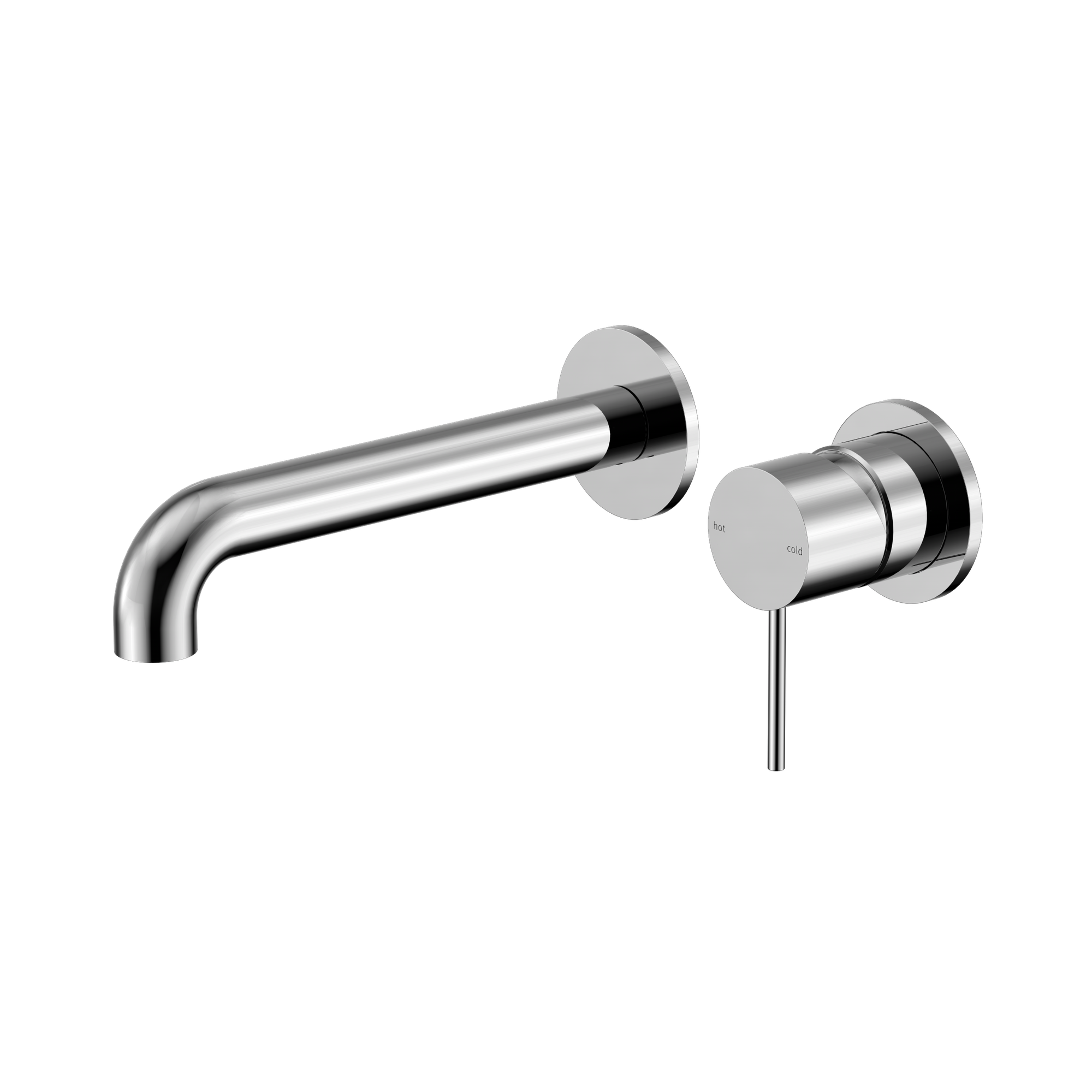 Mecca Wall Basin/Bath Mixer Separate Back Plate 230mm