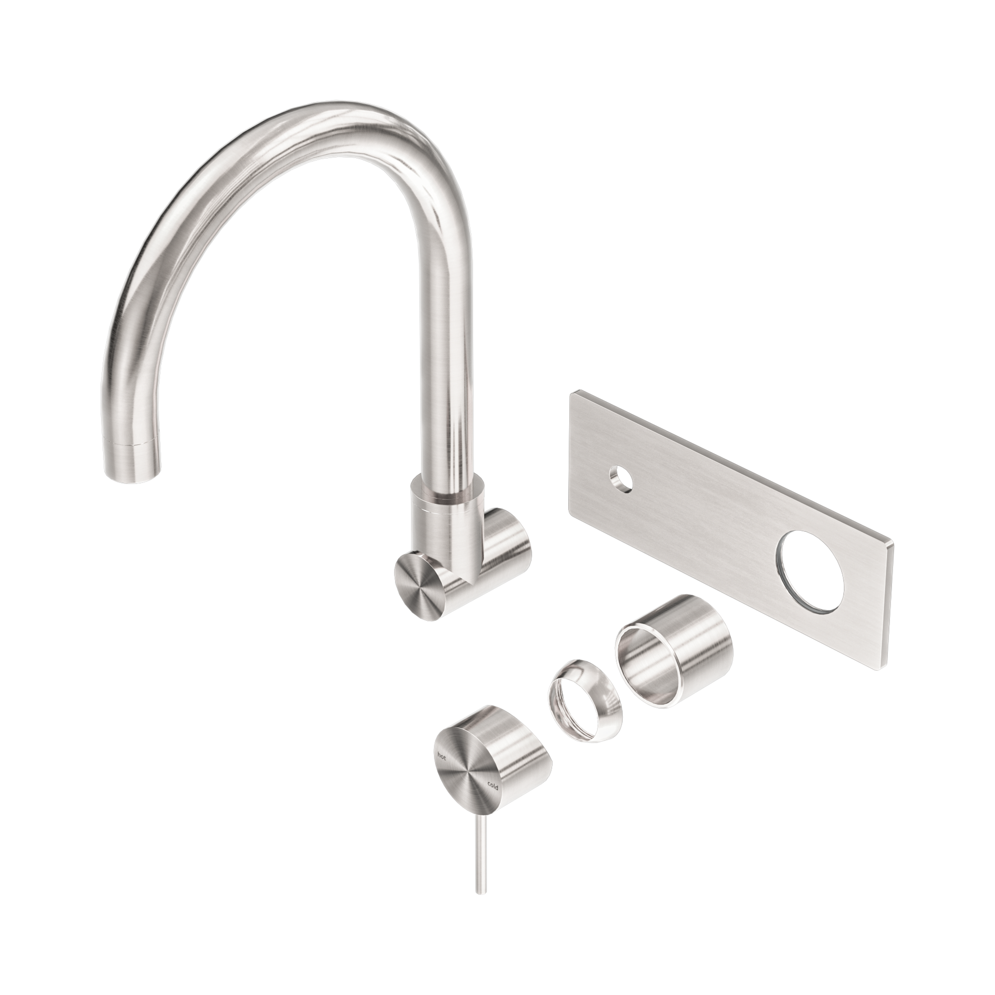 Mecca Wall Basin/Bath Mixer Swivel Spout Trim Kits Only