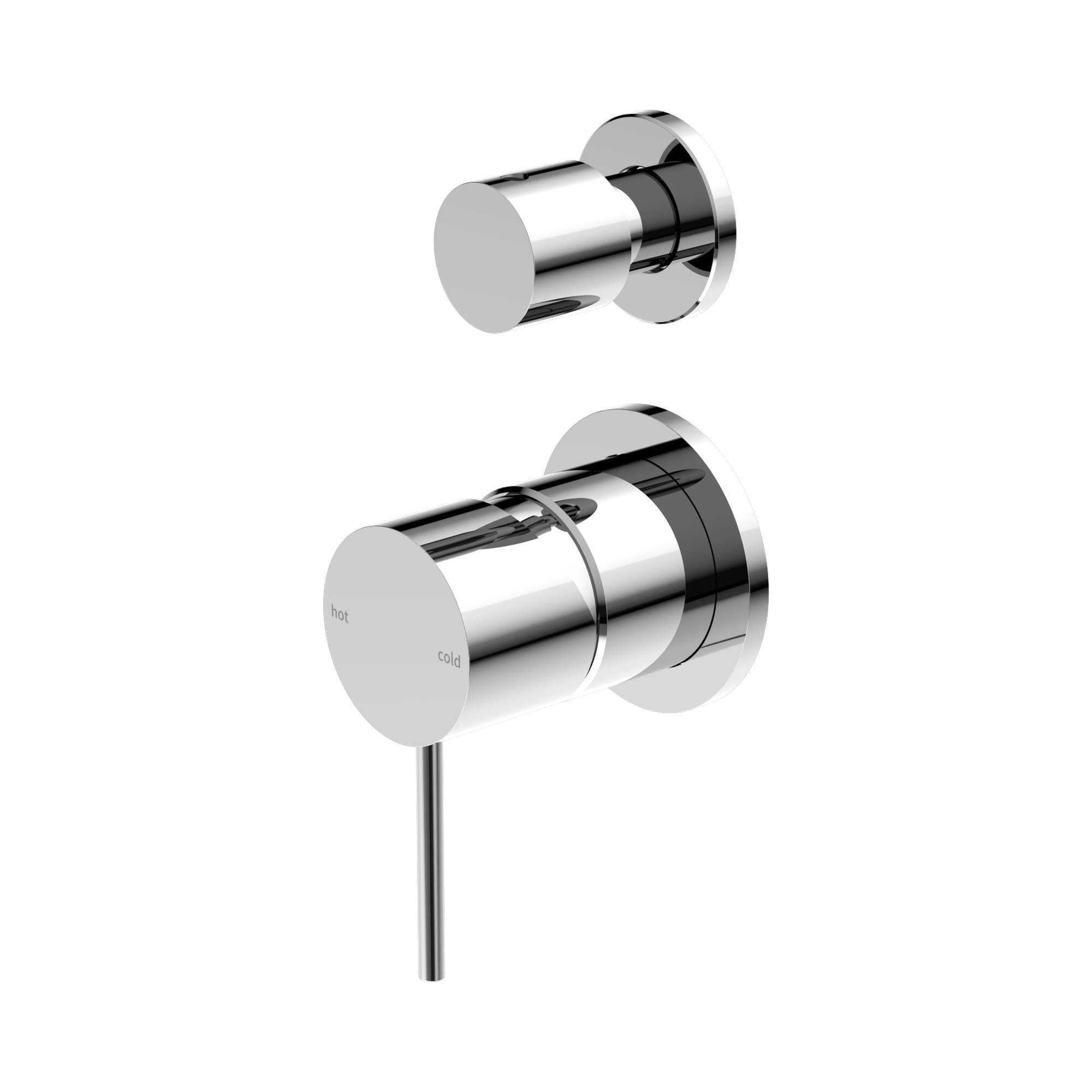 Mecca Shower Mixer With Diverter Separate Back Plate
