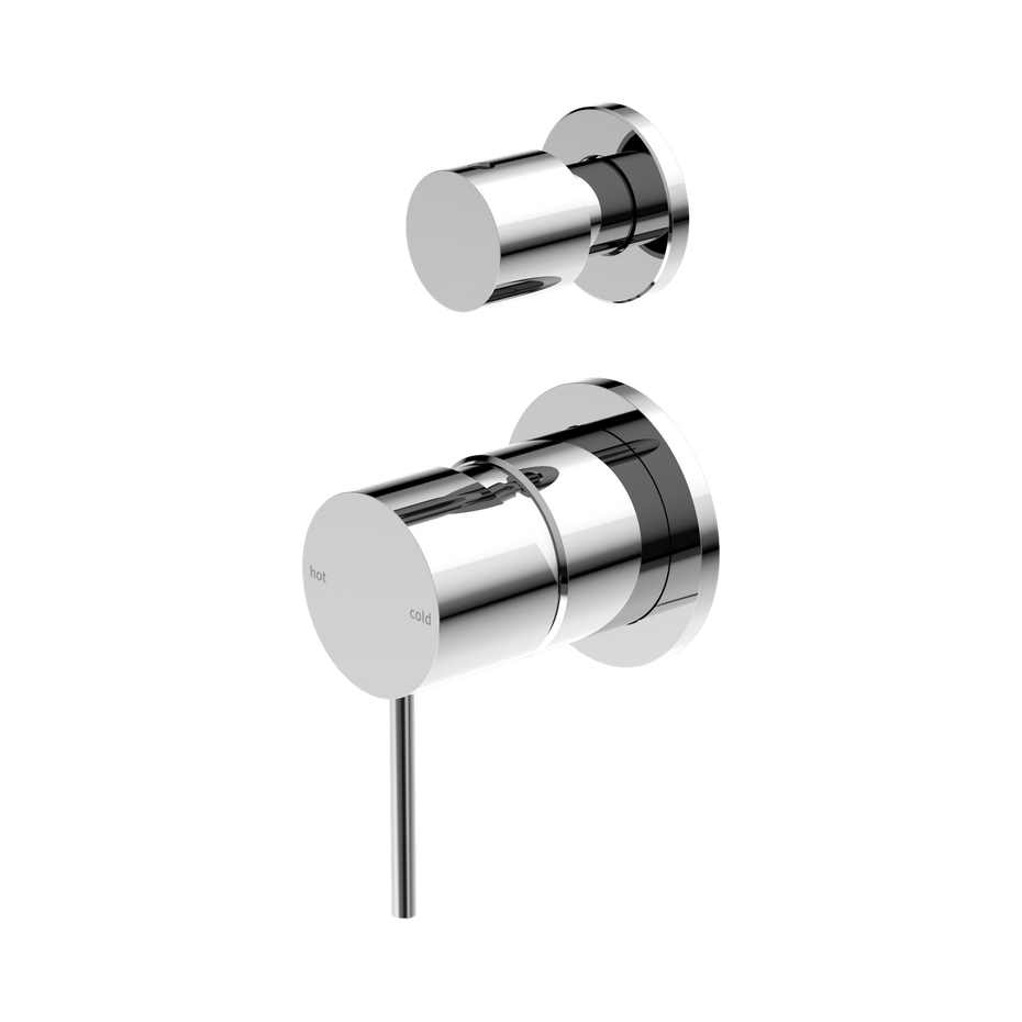 Mecca Shower Mixer With Diverter Separate Back Plate