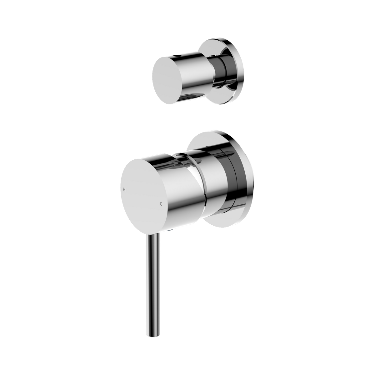 Dolce Shower Mixer With Diverter Separate Back Plate