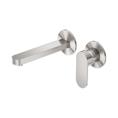 Ecco Wall Basin/Bath Mixer Separate Back Plate
