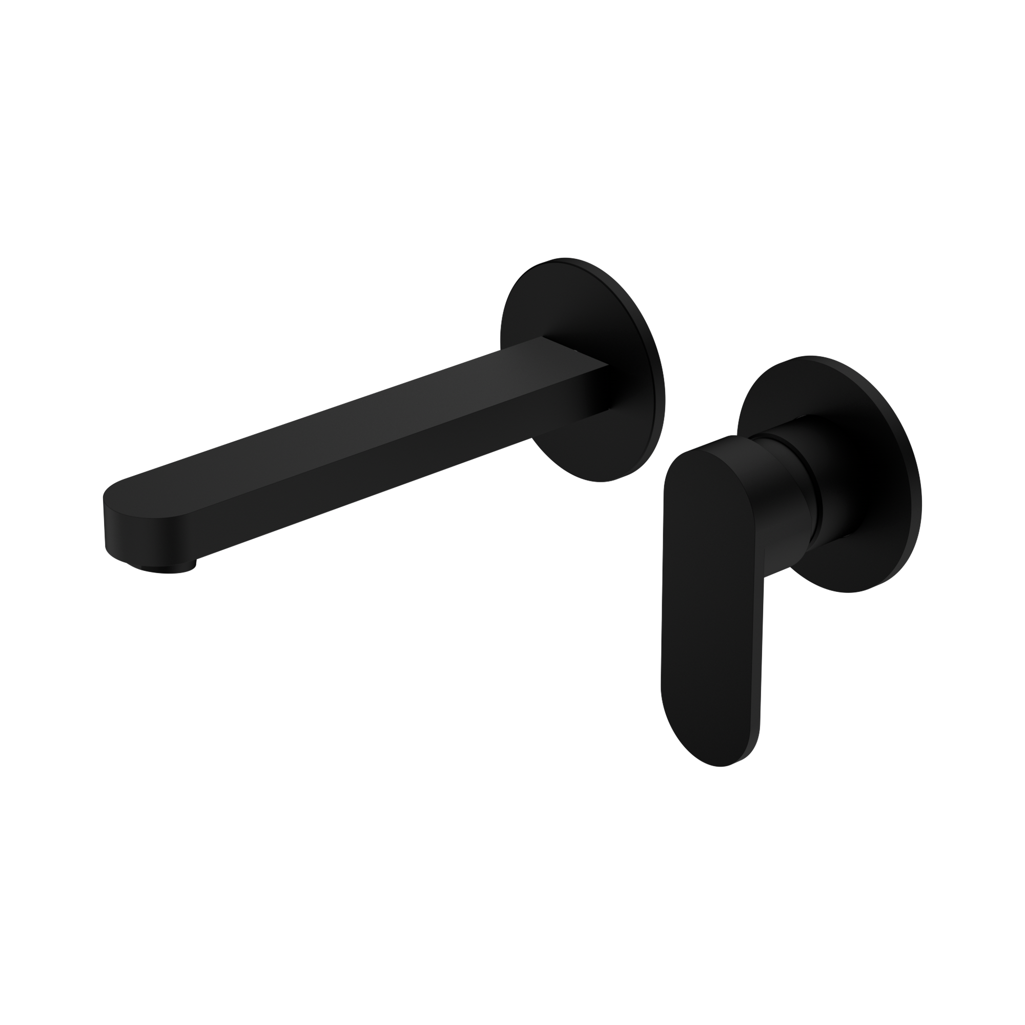 Ecco Wall Basin/Bath Mixer Separate Back Plate