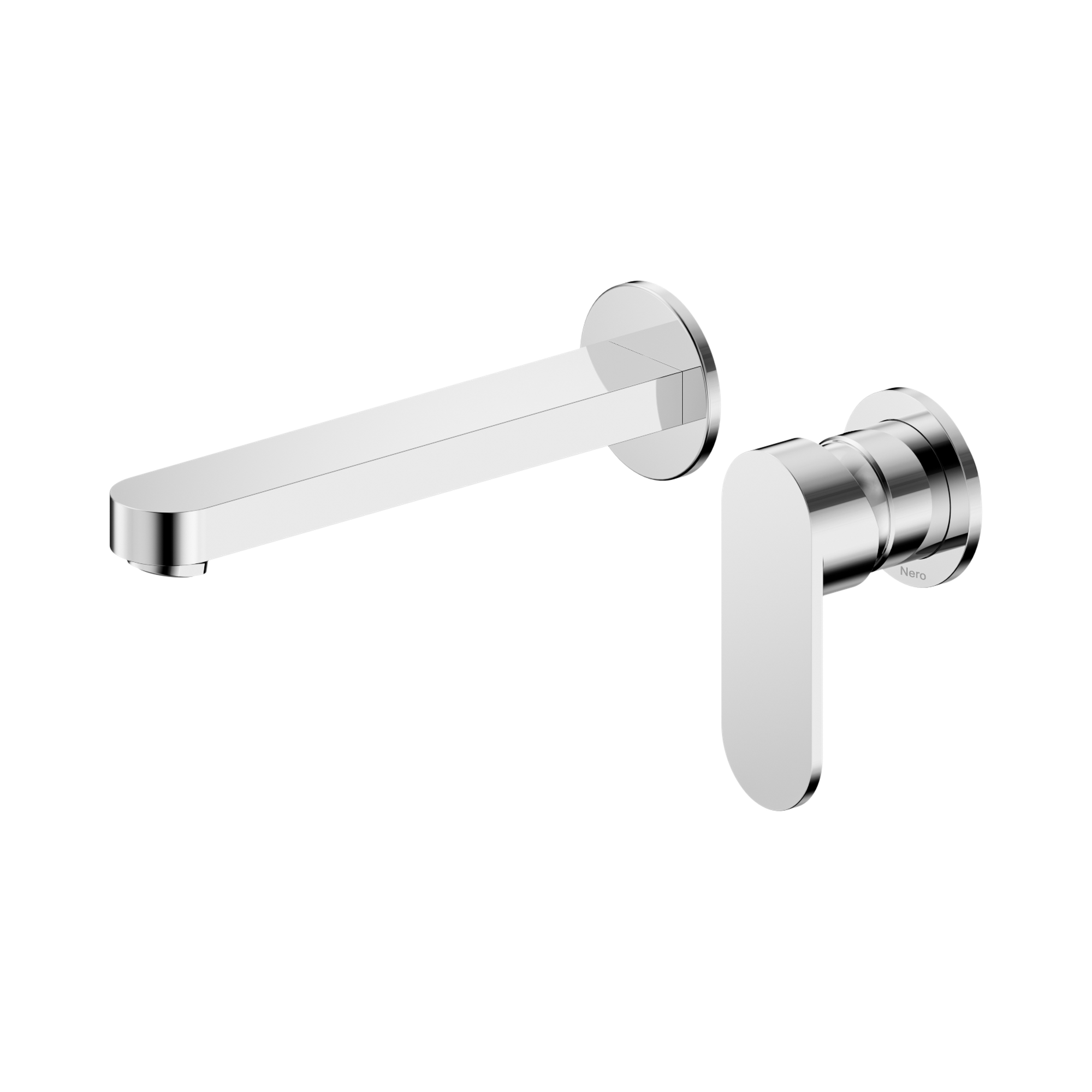 Ecco Wall Basin/Bath Mixer Separate Back Plate 60mm